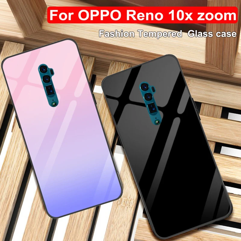 Чехол для OPPO Reno 10x zoom чехол из закаленного стекла Обложка 10xzoom 6 &quotградиентный
