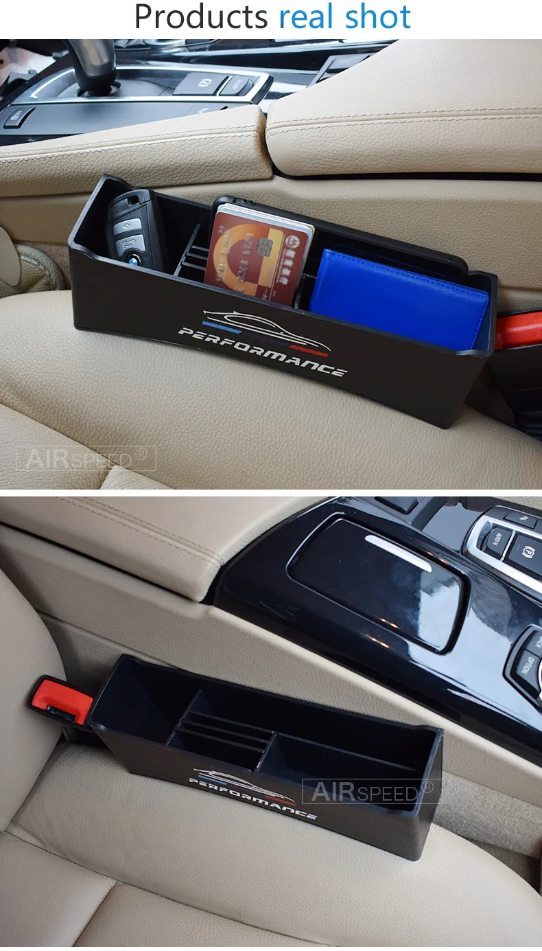 PU Leather Seat Storage Car Seat Gap Box for BMW X1 X3 X5 X6 F30 F20 E90 E92 F10 F18 F11 F07 GT Z4 F15 F16 F25 E60 G30 (6)