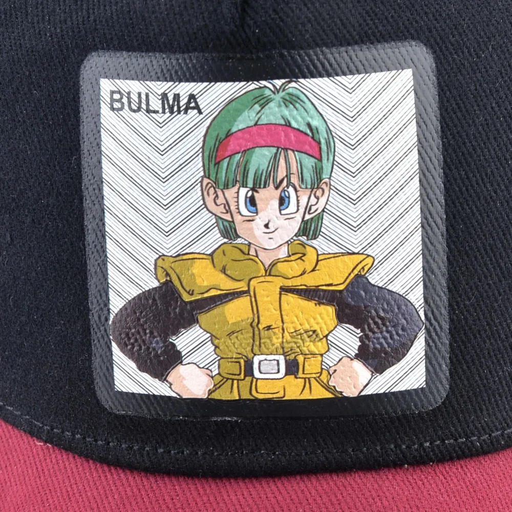 TQMSMY летние мужские кепки с сеткой для водителей грузовиков аниме персонаж BULMA Женская бейсболка мужской Регулируемый задник кепки Gorras TMDH101