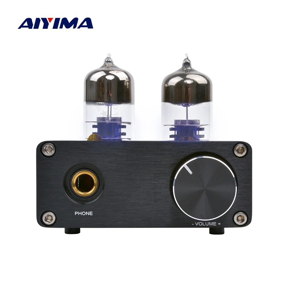 AIYIMA Portable Headphones Amplifier Audio Board 6J9 Tube Amp USB Decoding Preamplifier Earphone Amplificador De Auriculares