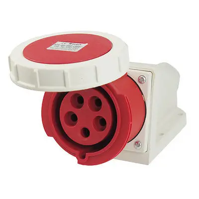 

High Quality AC 220-380V/240-415V 32A IEC309-2 4P+E Panel Mount Industrial Socket