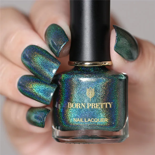 BORN PRETTY Holo flowresh серия лак для ногтей 6 мл Голографический лазерный лак для ногтей сияющий блеск лак для ногтей полуперманентное масло - Цвет: The Pandora