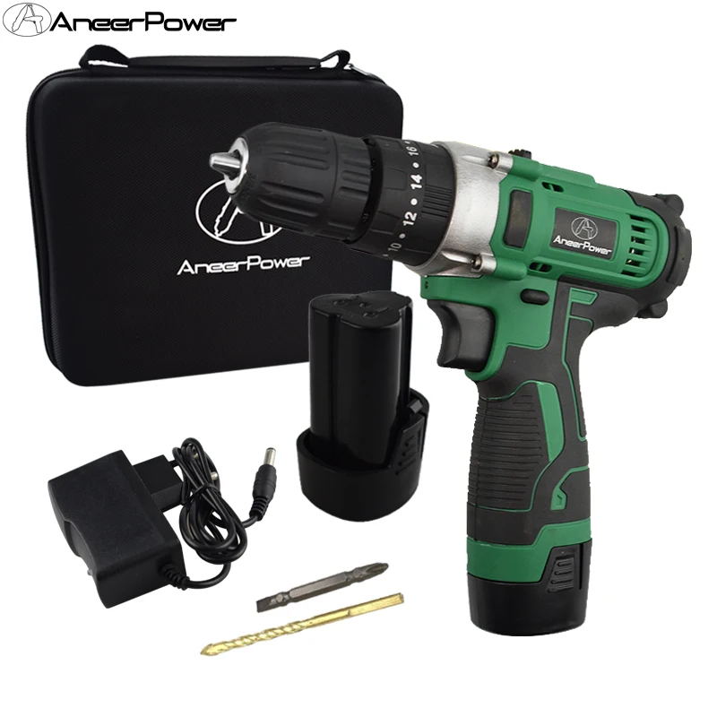 

12V Impact Drill New Style Drill Bit Power Tools Electric Screwdriver Tool Rotary Bit Machine Li-ion Speed Screwdriver Electric