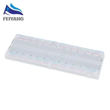 10 шт. новая MB-102 MB102 макетная плата 830 точек без пайки печатная плата для хлеба тестирование Разработка DIY белый/прозрачный