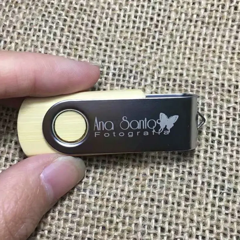 Настроить с логотипом usb флэш накопитель 4 ГБ 8 16 32 64 s бамбуковый USB 2 0 для свадебной