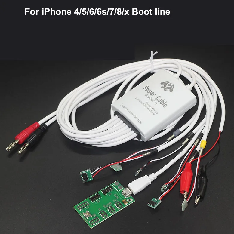 FEORLO для iPhone 4/5/6/6 s/7/8/x тестовая линия загрузки телефонная служба DC источник