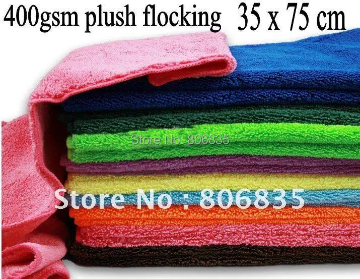 Wholesale 400gsm 35 x 73cm Microfiber Cleaning towel,Multipurpose