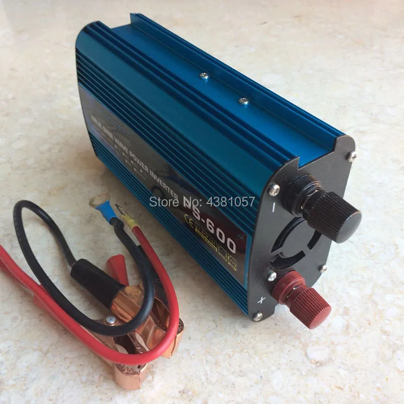 Инвертор синусоидальной волны 600 Вт 1200 импульсная мощность 12VDC до 220V230VAC 50HZ60HZ