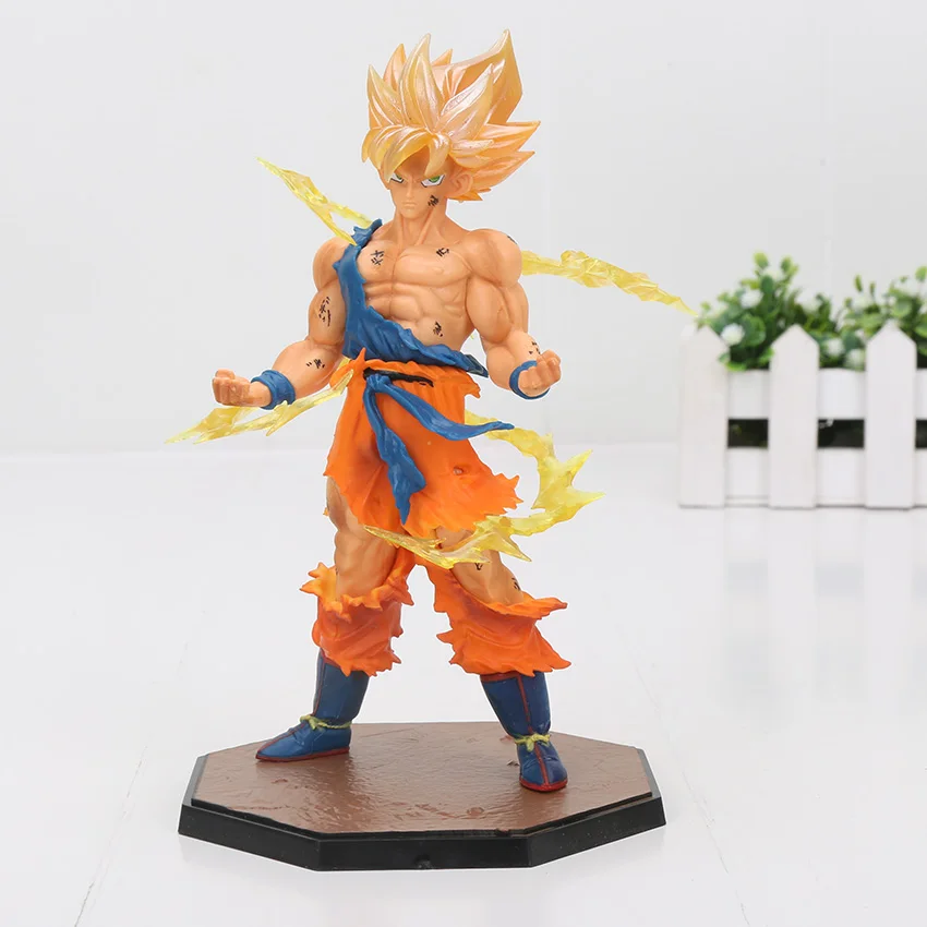 Dragon Ball Z фигурка Вегета Сон Гоку тройной Kaiouken Kamehameha Battle Ver. Игрушка из ПВХ Dragon Ball Z фигурка - Цвет: 4 with opp bag