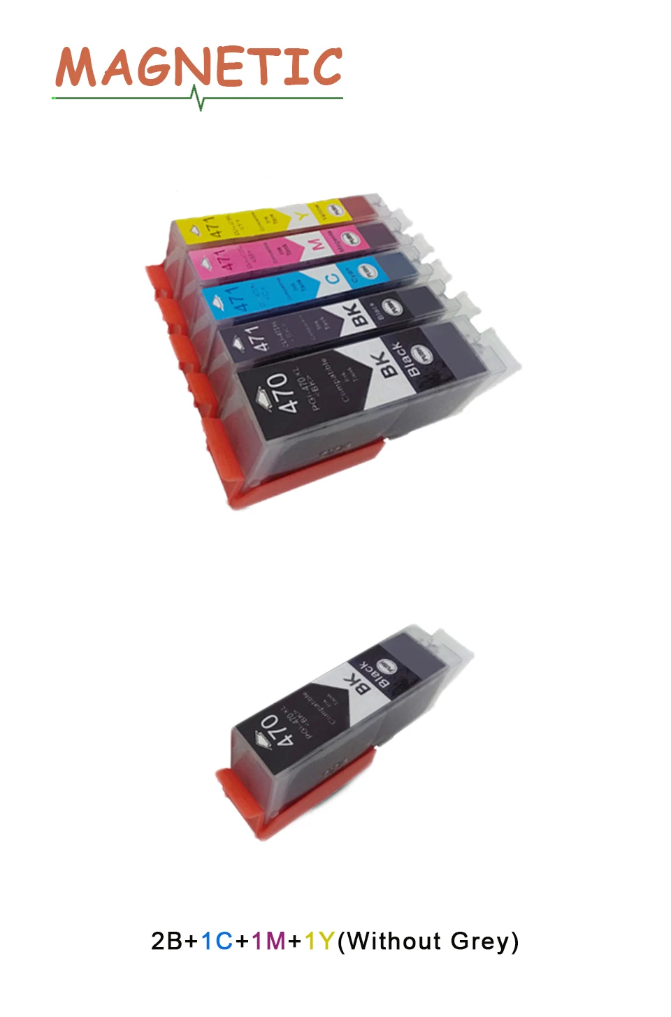 for canon 470 compatible cartridge 5x