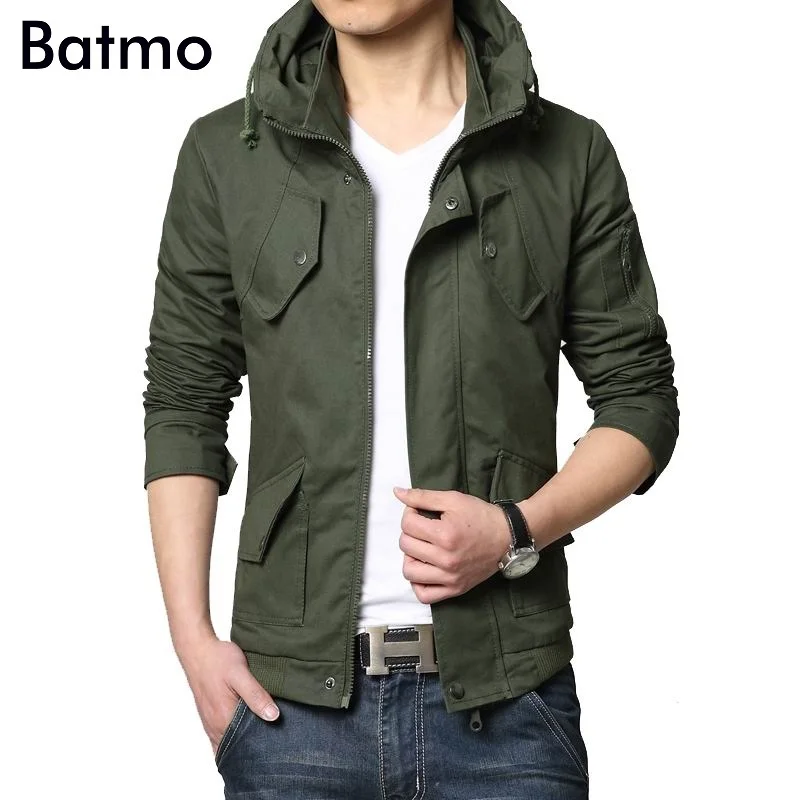 95% cotton 2018 New brand spring summer casual outwear men