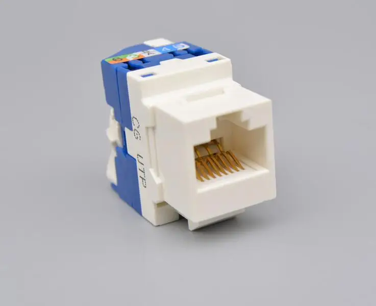 Сэто из Gigabit поворот RJ45 Cat6 сетевой модуль LAN RJ45 коннектор Keystone для розетка настенная тарелка