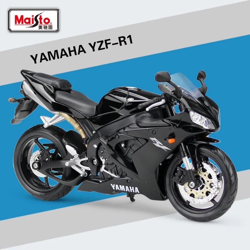 Maisto 1:12 Yamaha Суперкросс YZF R1 металл литья под давлением модель спортивные к рулю