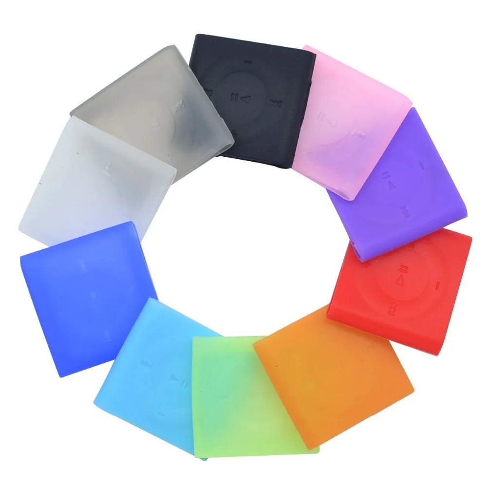 Morbida Nuova Custodia Morbida In Silicone Color Caramella Per Ipod Shuffle 4 6 7