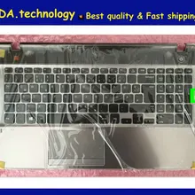 Wellendorff Новая/оригинальная Подставка для рук для SAMSUNG NP550P5C 550P5C немецкая клавиатура GER верхняя крышка тачпад Русская раскладка