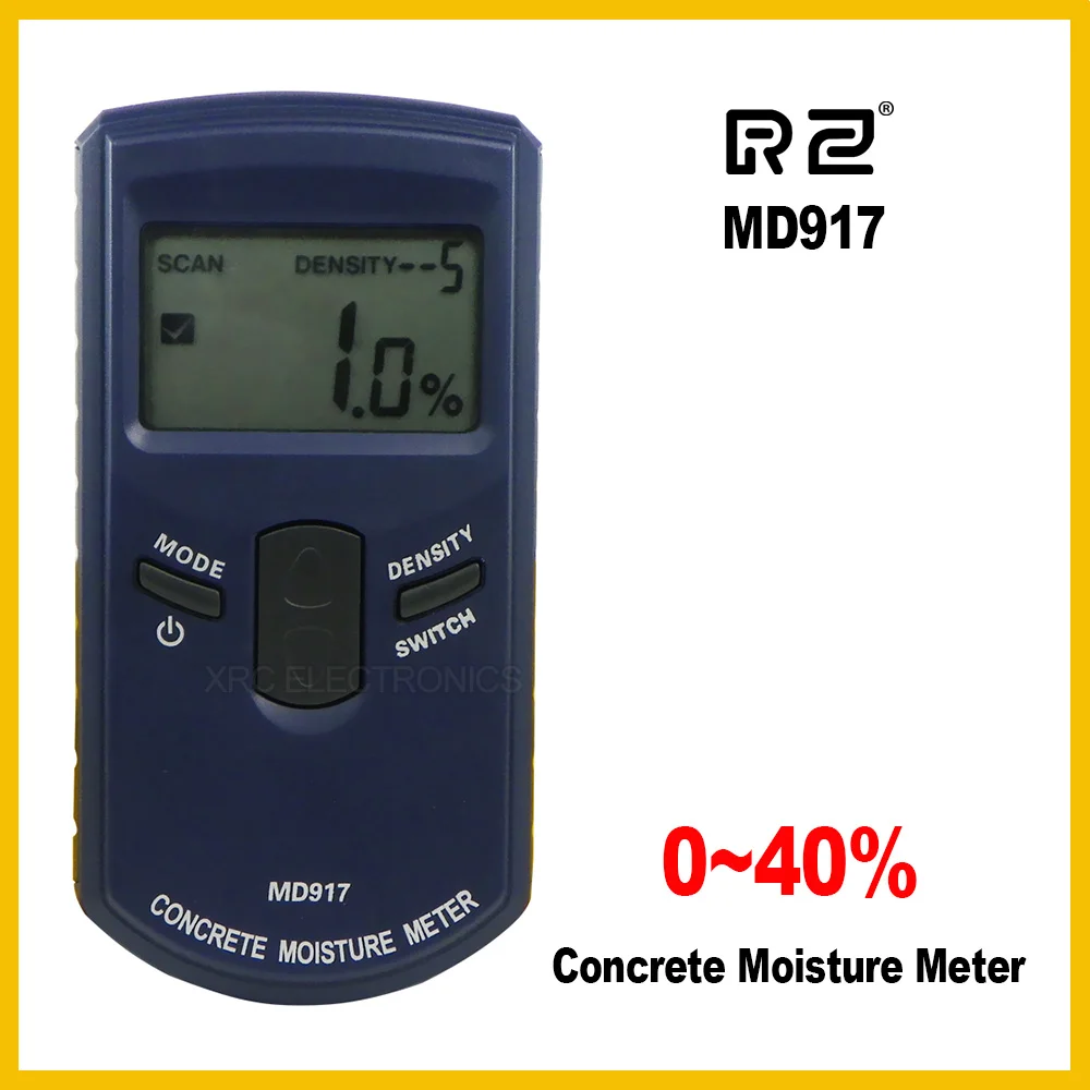 uv radiometers RZ Digital concrete moisture meter with HF electromagnetic waves moisture sensor MD917 internal caliper