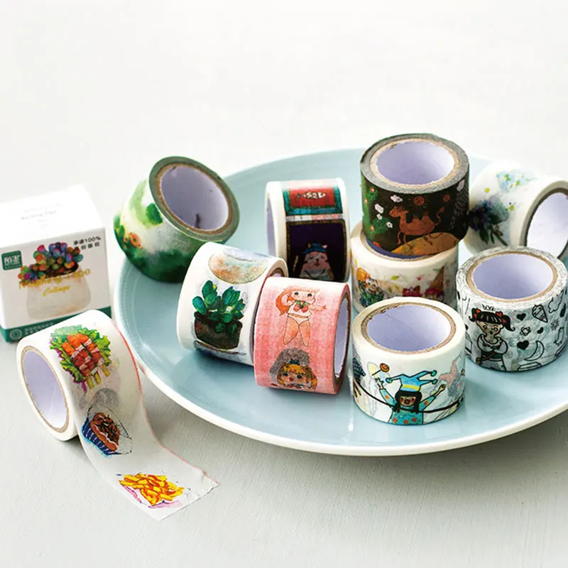 3 см * 7 м kawaii между облаками васи лента DIY декоративная Скрапбукинг планировщик
