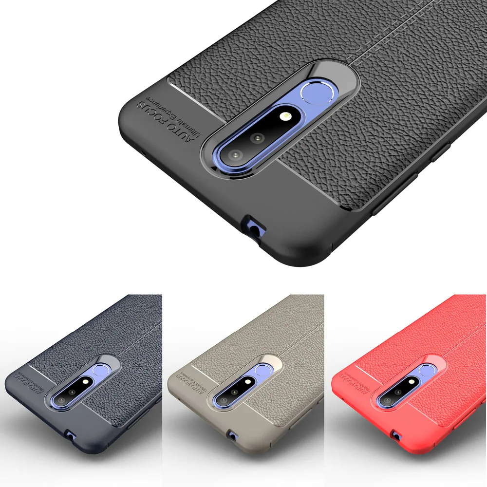 

Case for Nokia 3.1 Plus Cover 2018 Silicon Cover For Nokia 3.1 Plus X3 Case Fundas Soft Carbon Fiber Brushe Coque Etui Capinha