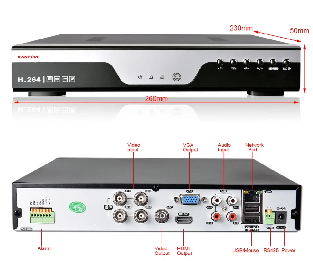 KANTURE 8CH 4MP 2688*1520 AHD DVR рекордер 8CH TVI CVI 4MP сетевой видеорегистратор для 4MP onvif IP камера P2P сигнализация dvr