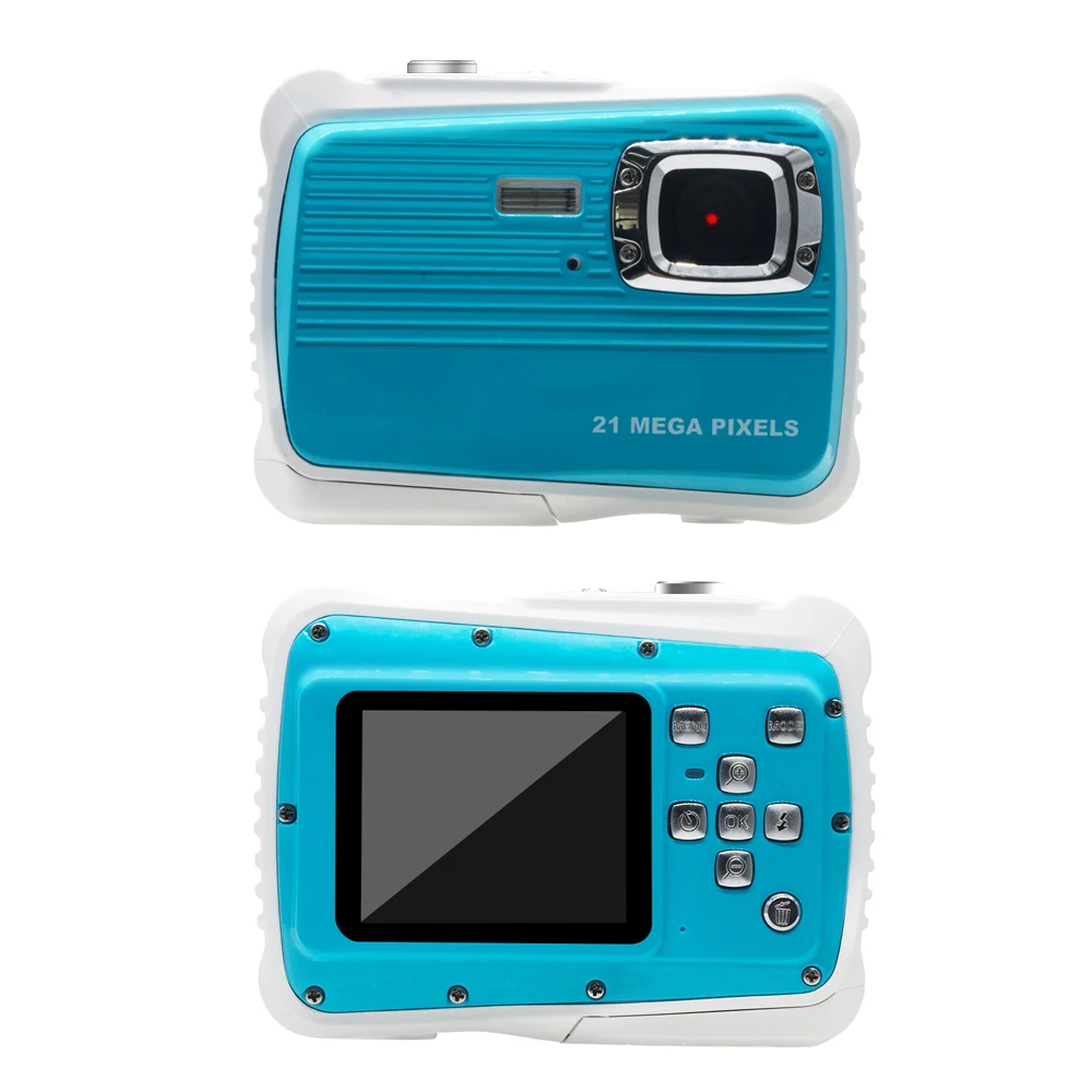 HD Mini 21M 32G lcd мультяшная камера для детей, подарки на день рождения, подводное фото, водонепроницаемая Противоударная Цифровая камера для плавания, игрушка
