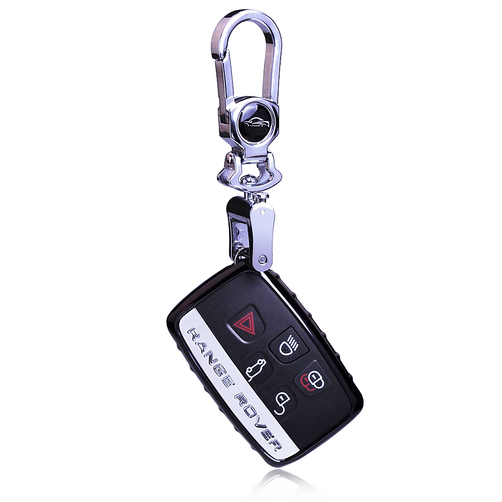 

Soft TPU Cover For Range Rover Keyless Entry Remote Fob Car Key Shell with Key Chain - Anti Fall Design to Protect Your Remotes