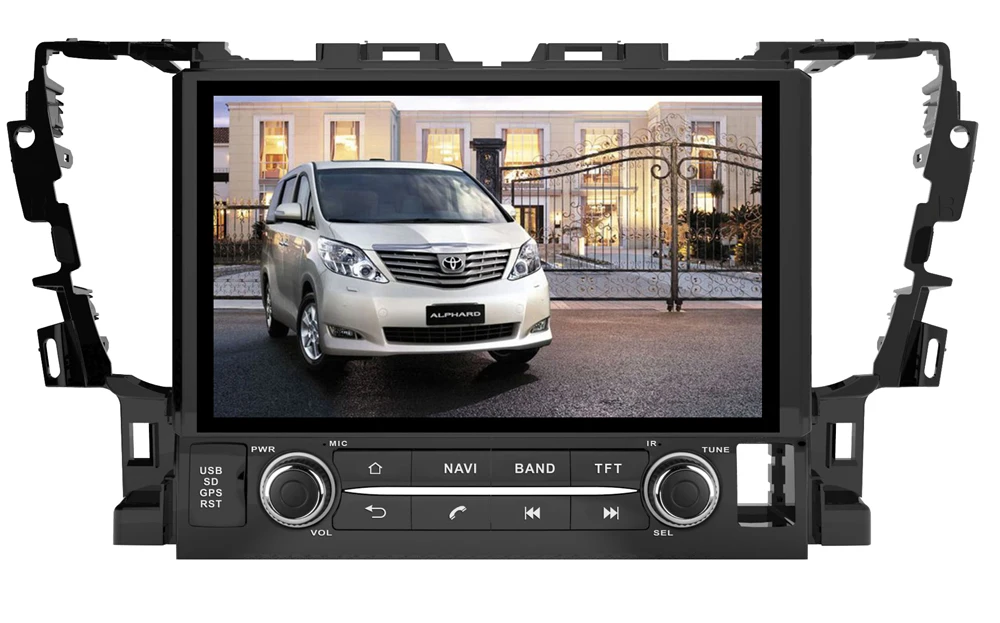 Best 8 Core, 2G RAM, 32G ROM,10.1 inch Android 6.0 Car GPS Navigation System Media Stereo for Honda Alphard 2015 2016 0