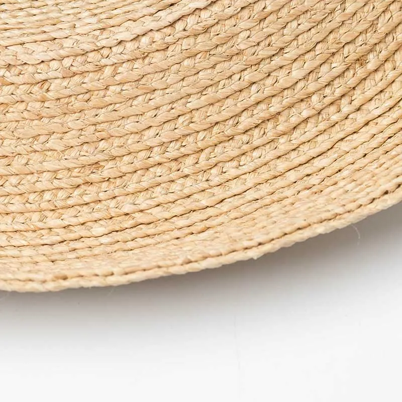 Новинка, модная черная бандажная женская шляпа из рафии, свернутая Кентукки Дерби, шляпа от солнца с большими широкими полями, летняя пляжная соломенная шляпа