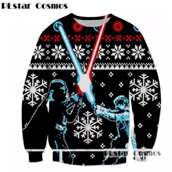 PLstar Космос 2018 новые осенние и весенние модные Для мужчин/Для женщин 3d Толстовка Рождественский Festiva печати harajuku Повседневный пуловер