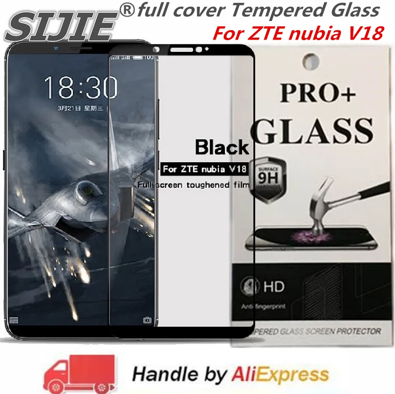 Полное покрытие из закаленного стекла для ZTE nubia V18 nubiaV18 V 18 экранный Защитный
