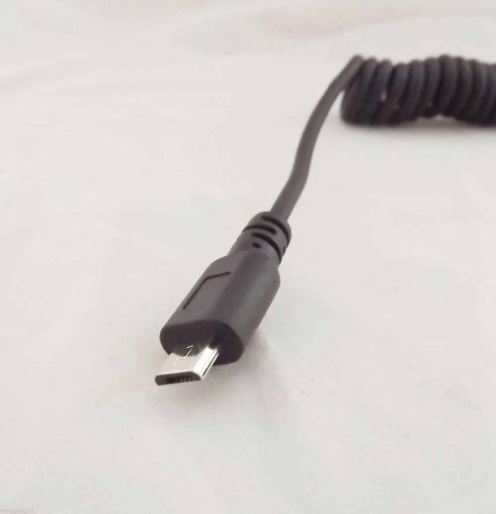 Micro USB B Male To Female M/F Extension Coiled Charging Spiral Cable Cord 5Ft Micro USB B Male To Female M/F Extension Coiled Charging Spiral Cable Cord 5Ft