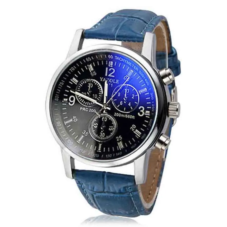 

Luxury Fashion Watches Men Watch Leather Band Sport Casual Analog Quartz Wristwatches Male Clock Relogio Masculino Drop Shipping