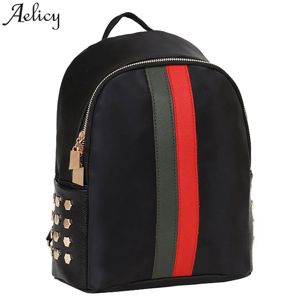 

Aelicy Women Backpack Preppy Rivet Girls School bag Travel Backpack bags for women 2019 mochila feminina mini backpack dropship