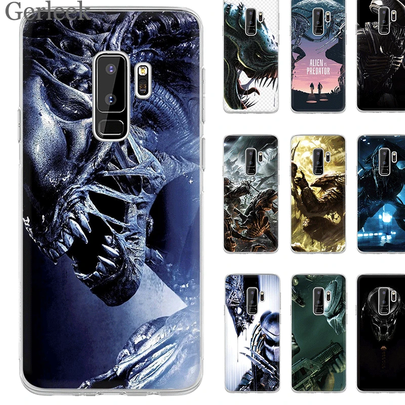 

Desxz Phone Case Aliens Predator For Samsung Galaxy S3 S4 S5 S6 S7 Edge S8 S9 S10 Plus S10e Hard Cover Protector