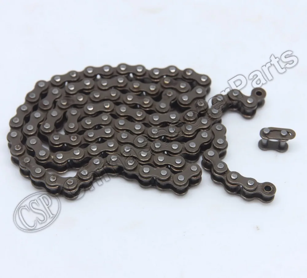 

144 25H chain with Spare Master Link 47cc 49cc 2 Stroke Engine ATV Quad Go Kart Dirt Pocket Mini Motor Bike Motorcycle section