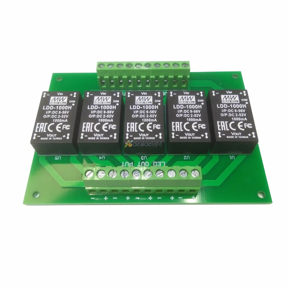 5pcs meanwell ldd-1000h led driver 1000mA