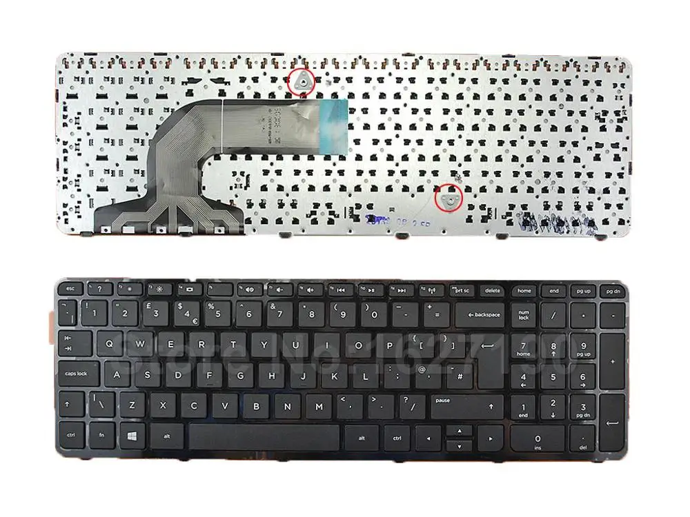 Brand New Fit HP 15-ac 15-ac000 15-af 15-af000 256 G4 series US black keyboard