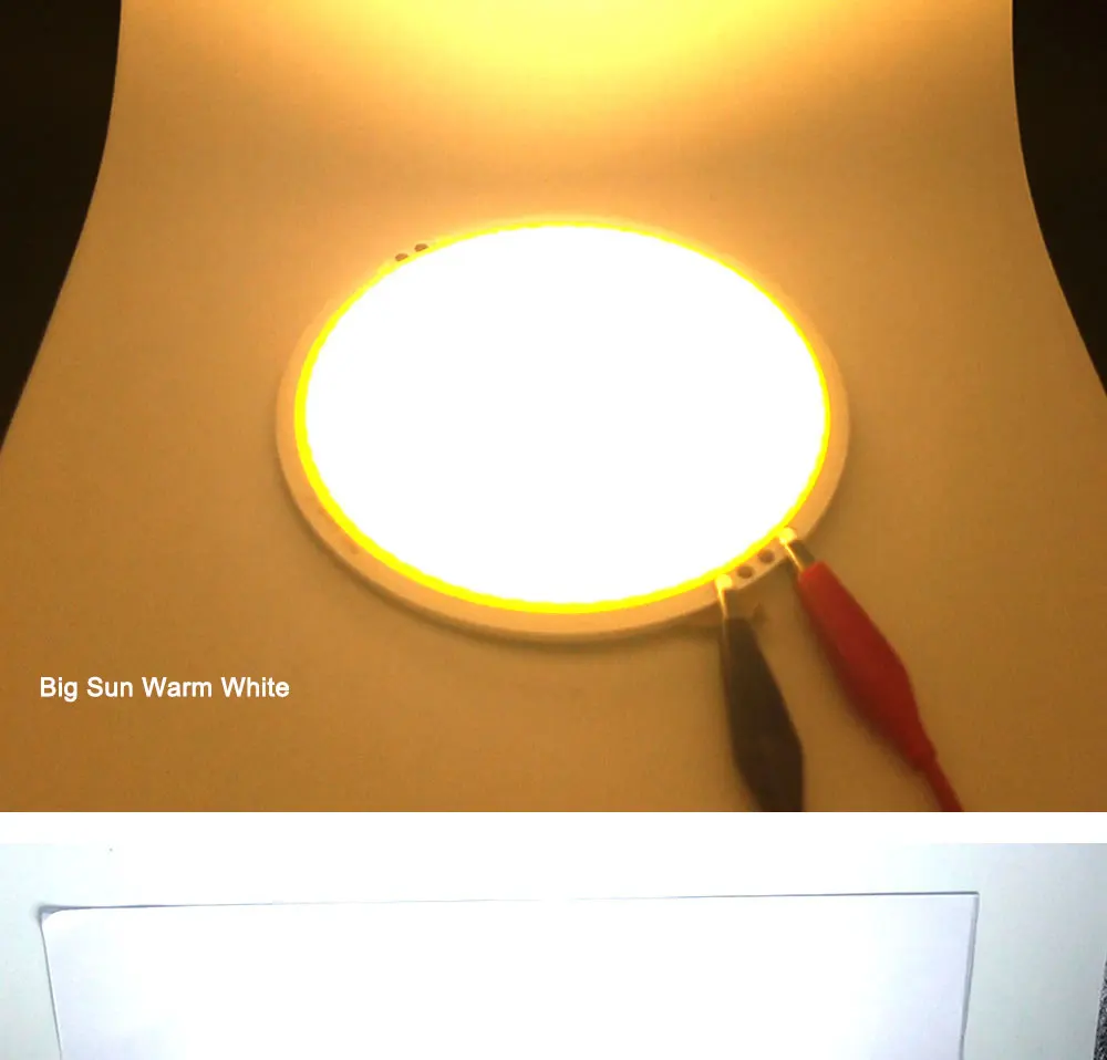 160 мм диаметр 6,3 дюйма Круглый чип на плате COB светодиодный светильник источник 12 В 200 Вт Ультра яркий светодиодный светильник для лодки автомобиля дома работы лампы DIY