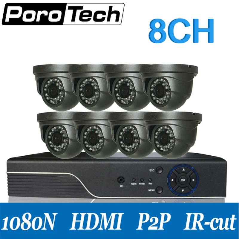 

A801E8C AHD cctv system 8channel dvr with 8 camera infrared night vision monitor security CCTV camera suit for indoor outdoor