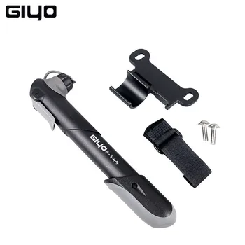 

Giyo GP-04s Mini Portable MTB Mountain Bike Bicycle Pumps 100 psi High Pressure Cycling Hand Air Pump Ball Tire Inflator