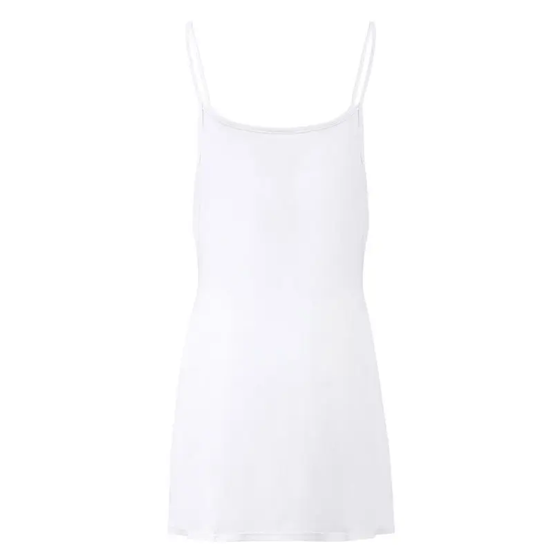 New Womens Summer Bohemian Sexy Sleeveless Lace Patchwork Solid Knee Length Women Dress Party Mini Dress #4F10 (5)