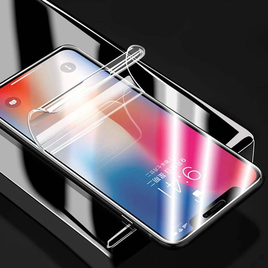 Soft TPU Film For iPhone XR XS Max X 3D Full cover...