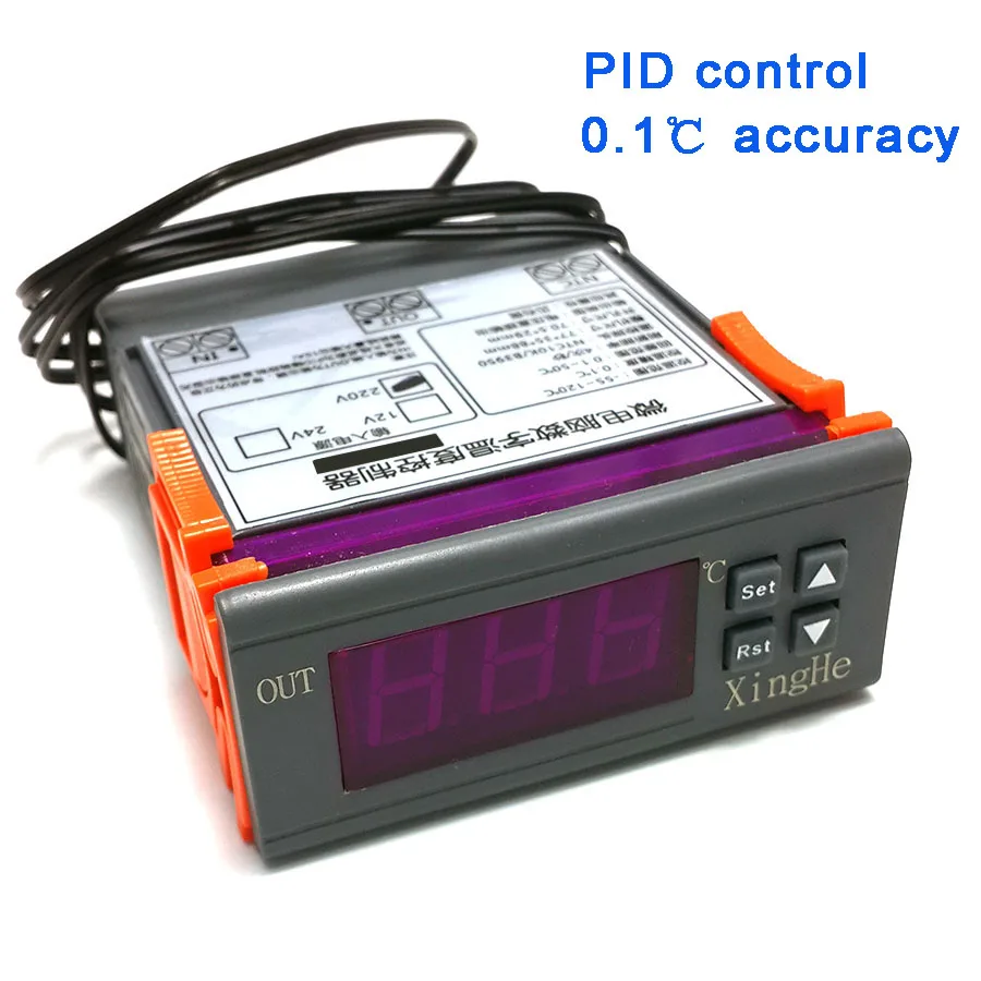 PID регулятор температуры, Твердотельный выход, 0,1 точность с функцией сигнализации температуры автоматический контроллер термостата