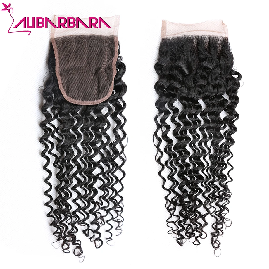 

Brazilian Curly Closure Grade7A Brazilian virgin hair lace Closure 4"*4" Wholesale price