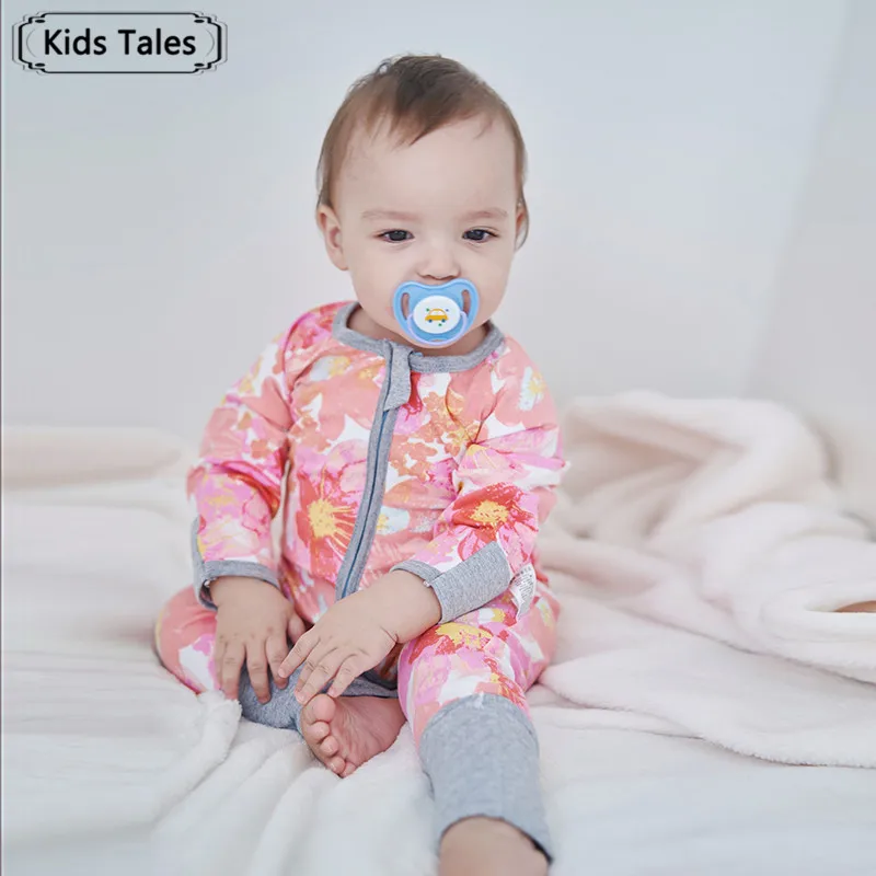 New Fashion Brand Newborn Baby Rompers Baby Boys Girls Long Sleeves