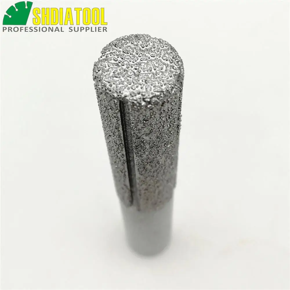 Brazed diamond router bits with 1/2" shank for marble/granite edge profile, staight knife, Router cutter for stone