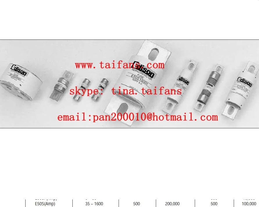 E d i s o n предохранитель EDCC3 EDCC3.2 EDCC3.5 EDCC4 EDCC4.5 EDCC5 EDCC5.6 EDCC6 EDCC6.25 EDCC7|Запасные части| |