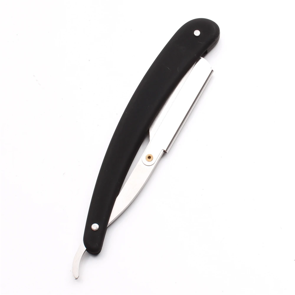 

500Pcs 14*2cm Red Black Barber Razor Edge Folding Shaving Knife Hair Removal Tools Shaving Razor Professional Hairstyle C6106