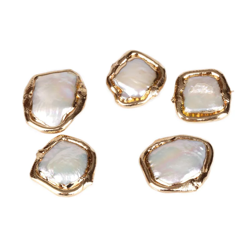 Dankaishi Jewelry Accessories Connectors Pendant Faceted Natural Stone