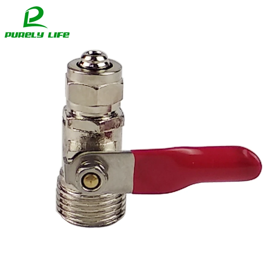 

1 PCS 3/8" OD Tube to 1/2 "male BSP Ball Valve swhich 3/8" Inlet Valve Switch 1/2 inch male thread to 3/8" pipe External thread