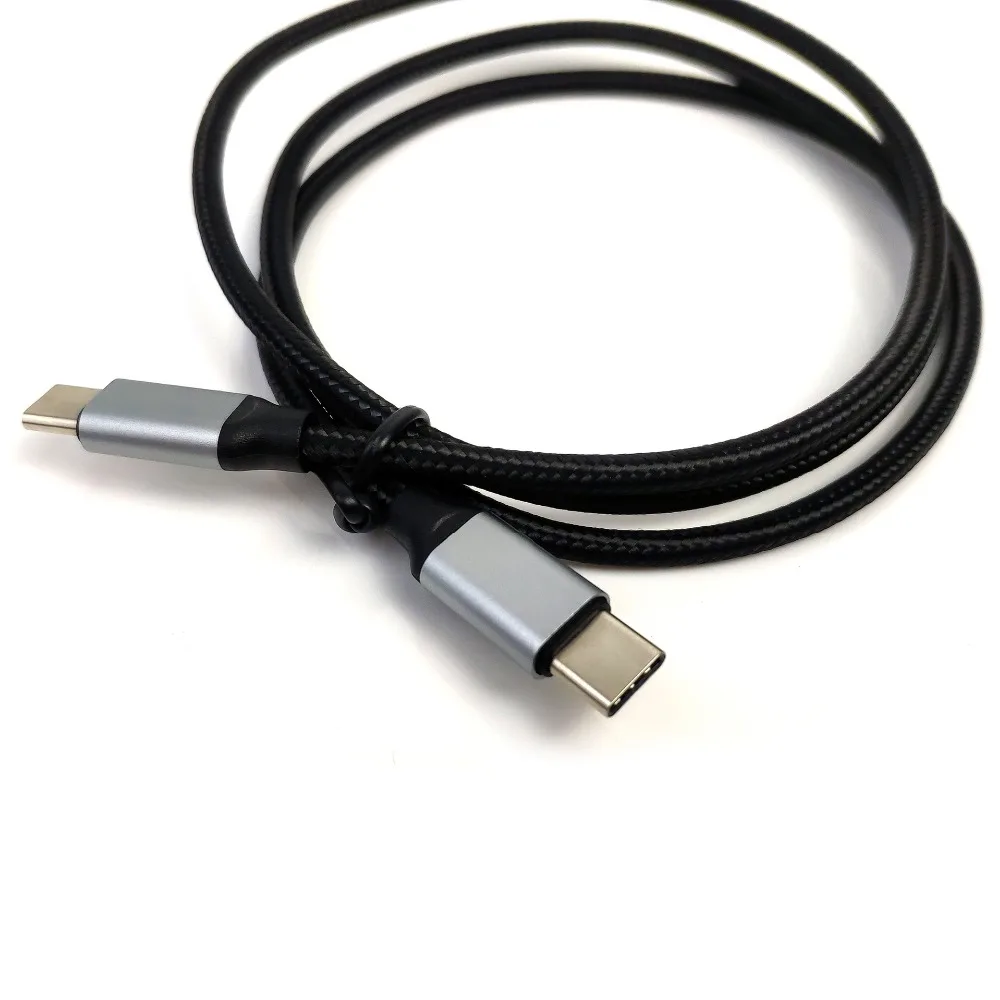 3а Двойной USB-C кабель плетение 20AWG PD кабель usb к usb быстрая зарядка 3,0 Быстрая зарядка type c 3,0 кабель для передачи данных для телефона и ноутбука